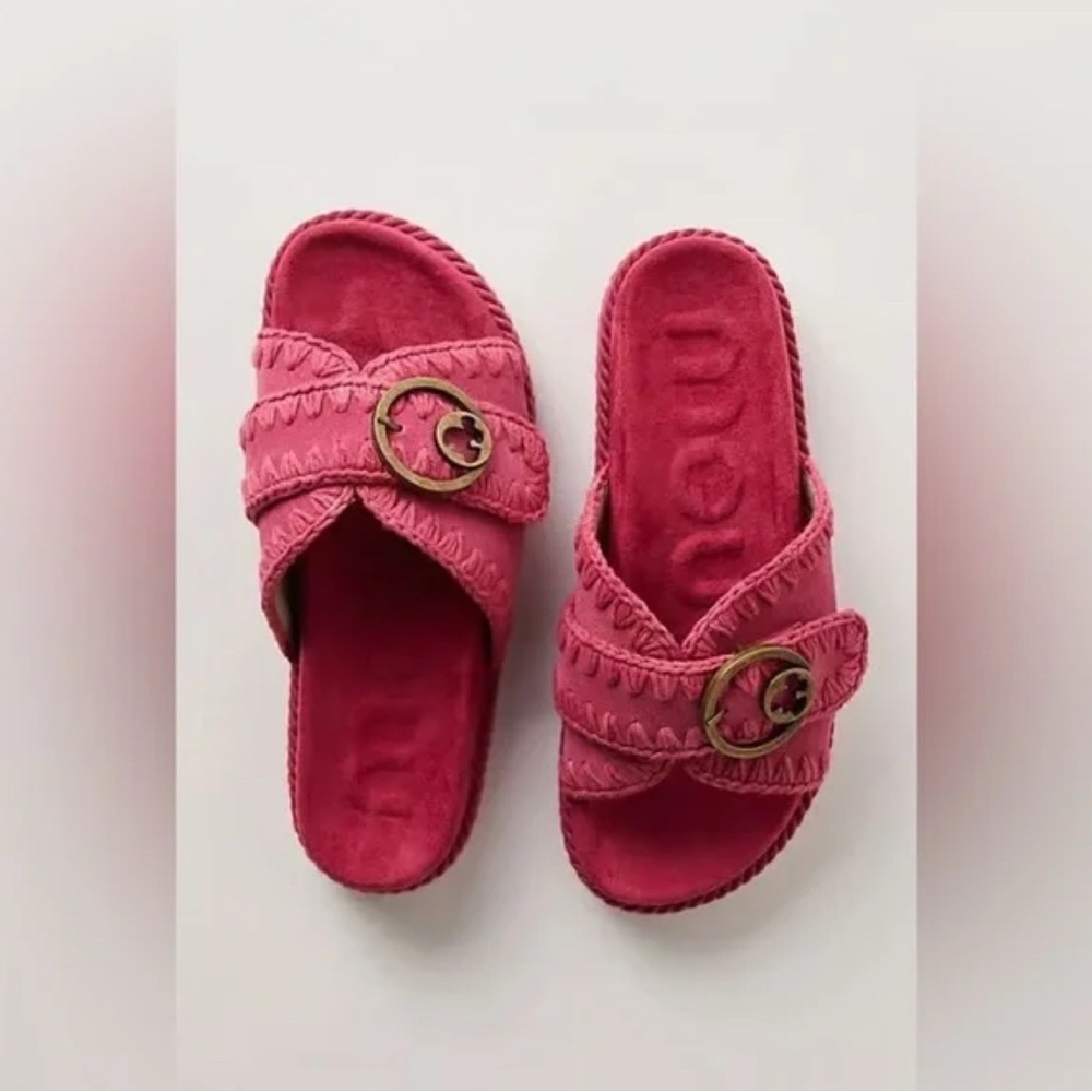Mou x Free People fruit punch sandals